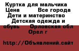 Куртка для мальчика › Цена ­ 400 - Все города Дети и материнство » Детская одежда и обувь   . Орловская обл.,Орел г.